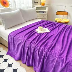 Jojo Patura Soft Pentru Pat Dublu, Violet - XIA144 Lenjerie de pat