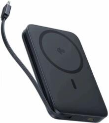 Baseus PicoGo Magnetic Power Bank 10000mAh 27W + USB-C kábel fekete (P10076805123-00)