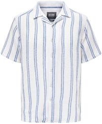 ONLY Sons férfi ing, 22025659, újrahasznosított pamut/poliészter, XL INTL, fehér (0000304953194_XL)