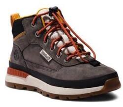 Timberland Unisex Csizma, 303230791, Természetes Bőr, 33 EU, Szürke (0000303230791_33)