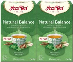 YOGI TEA 2x Bio Natural Balance tea készlet, 17 tasak, 34.0 g