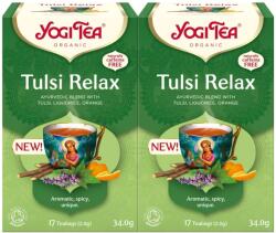 YOGI TEA 2x Bio Tulsi Relax tea készlet, 17 tasak, 34.0 g