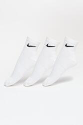 Nike Nike, Everyday Cush Dri-Fit uniszex bokazokni szett - 3 pár, Fehér, M (SX7667-100-M)