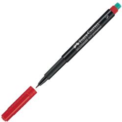 Faber-Castell Перманентен тънкописец Faber Castell OHP S, червен