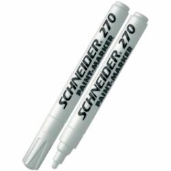 Schneider Перманентен маркер Schneider Maxx 270 бял объл връх