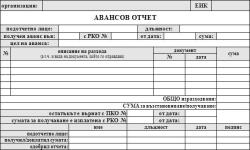  Авансов отчет