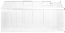 vidaXL Alumínium melegház 362 x 190 x 195 cm 13, 41 m³ (45216) (45216VidaXLVidaXL)