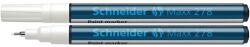 Schneider Маркер Schneider 278, с лаков ефект тънък бял 0, 8мм