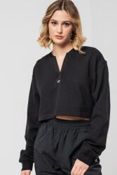 Reebok Reebok, Crop pamutpulóver, Fekete, S (100036355-S)