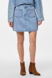 Pieces Pieces, A-vonalú farmer miniszoknya, Világoskék, XS (17155880-LIGHT-BLUE-DENIM-XS)