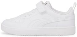 PUMA Puma, Rickie AC+ tépőzáras műbőr sneaker, Fehér, 31 EU (385836-01-12)