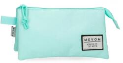 MOVOM Lányka tolltartó, Movom Always on the move, 3 rekeszes, türkiz, 22x12x5 cm