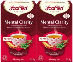 YOGI TEA 2x Bio Mental Clarity tea készlet, 17 tasak, 32.3 g