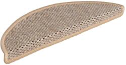 vidaXL 30 db lépcsőszőnyegek öntapadós szizál kinézetű 56x17x3 cm 3365868 (3365868)