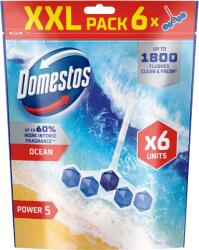Domestos Power 5 WC frissítő blokk 6 x 50 g Ocean