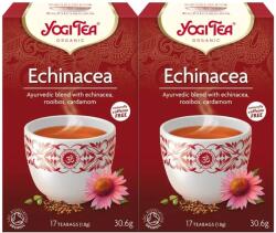 YOGI TEA 2x Bio Echinacea tea készlet, 17 tasak, 30.6 g