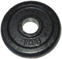 Kubisport öntöttvas tárcsa 1 kg - 25 mm Súlytárcsa