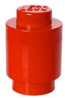 LEGO Tárolódoboz, henger, LEGO, piros (L40301730) - primatinta