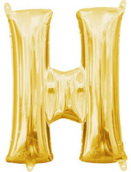  Arany ' H' Betű Fólia Lufi - Mini, 33 cm