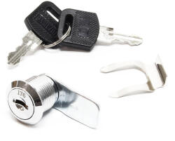 TEC Postaláda zár 36 x 22, 5 x 23 mm 2 kulccsal 16 mm menetes 90°-os zárási szög - bútorzárként és pótzárként is használható