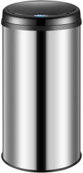 Debau Érzékelős szemetes rozsdamentes acél 40 literes szenzoros kuka inox érzékelős hulladékgyűjtő