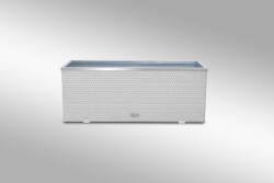 Rattan Art Polirattan virágtartó láda 108x39x43 cm növénytartó kaspó fehér