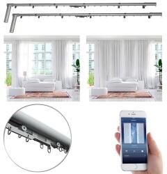 Perla WI-FI-s elektromos teleszkópos függönyrúd 2 darabos szett alkalmazással 172 - 306 cm