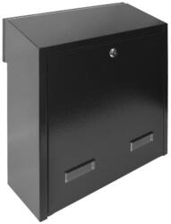 TEC Falba beépíthető kültéri postaláda kapura felszerelhető fekete színű postafiók