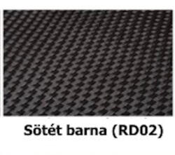 Rattan Polirattan önöntözős virágtartó láda 125x39x43 cm sötétbarna öntözőrendszerrel ellátott cserép