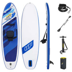 Debau SUP felnőtt Stand Up Paddle 305x84x12 cm felfújható deszka Stand Up Board evezővel kék-fehér