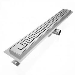  Rozsdamentes zuhanyfolyóka azték mintázatú 80 cm