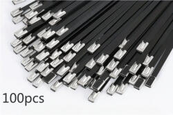 AV Fix Rozsdamentes epoxi bevonatú gyorskötöző 4, 6x360 mm kábelkötegelő, 100 darabos