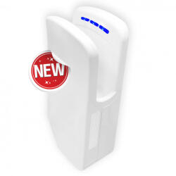 VAMA JET XDRY-Compact BF kézszárító infravezérlésű, 230V 1450W, UV fertőtlenítő lámpás, HEPA szűrős, kézbedugós, fehér, ipari és szállodai kivitel