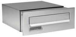 TEC Falba építhető kültéri teleszkópos postaláda 28x11x320-530 cm rozsdamentes acél kétoldalú postaláda