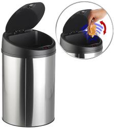 Perla Szenzoros szemetes rozsdamentes acél 58 literes automata kuka kézi mozgásérzékelővel