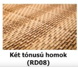 Rattan Art Polirattan önöntözős virágtartó láda 125x39x43 cm két tónusú homok öntözőrendszerrel ellátott cserép