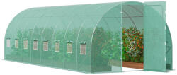 VEVOR Alagút fólia üvegház 835x290x225 cm nagyméretű fóliasátor zöld üvegház UV- és vízálló (SDXWS28X10X7PC4TOV0)
