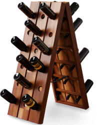 Debau Bortartó állvány összecsukható bortartó 36 palack számára palacktartó