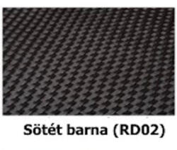 Rattan Art Polirattan virágtartó láda 100x30x60 cm növénytartó kaspó sötétbarna