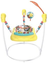 WePro Store 2 az 1-ben babaugró aktivitásközponttal, WePro Store, babaugró, állítható magasságú, 360 fokban forgó ülés, hangok, fények és vonzó kiegészítők, ideális 6 hónapos kortól babáknak, sárga