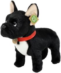 Rappa Jucărie de pluș Rappa Eco Friends - cățeluș buldog francez, în picioare, negru, 30 cm (357204)
