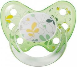 Baby-Nova Suzeta din silicon cu inel Dentistar Art - verde, marimea 2 (20097)