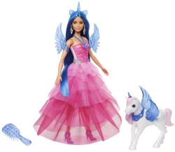 Mattel Barbie Păpușa 65 de ani aniversare unicorn cu aripi de safir (25HRR16) Papusa Barbie