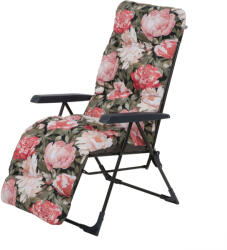 Patio Malaga Plus összecsukható kerti szék lábtartóval bazsarózsa (5907078475127)