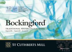 St Cuthberts Mill Bockingford C. P. Vázlatfüzet 12 26 x 18 cm 300 g White (T47130001011B)