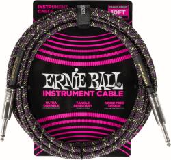 Ernie Ball Braided Instrument Cable Straight/Straight Purple Python 3 m Drept - Drept Cablu de instrument (P06427)