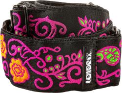 Dunlop JH22 Hendrix Blacklight Monterey Pink Textil gitár heveder (JH22)