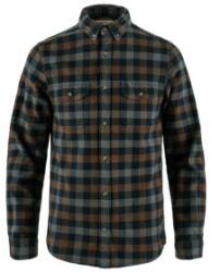 Fjällräven Skog Shirt Men Cămașă cu mânecă lungă Dark Navy-Dark Oak S