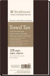 Strathmore Serie 400 Toned Tan Hardbound Book Vázlatfüzet 64 22 x 14 cm 118 g (P469-5-4)