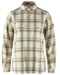 Fjällräven Övik Heavy Flannel Shirt Women Cămașă cu mânecă lungă Chalk White-Fossil M